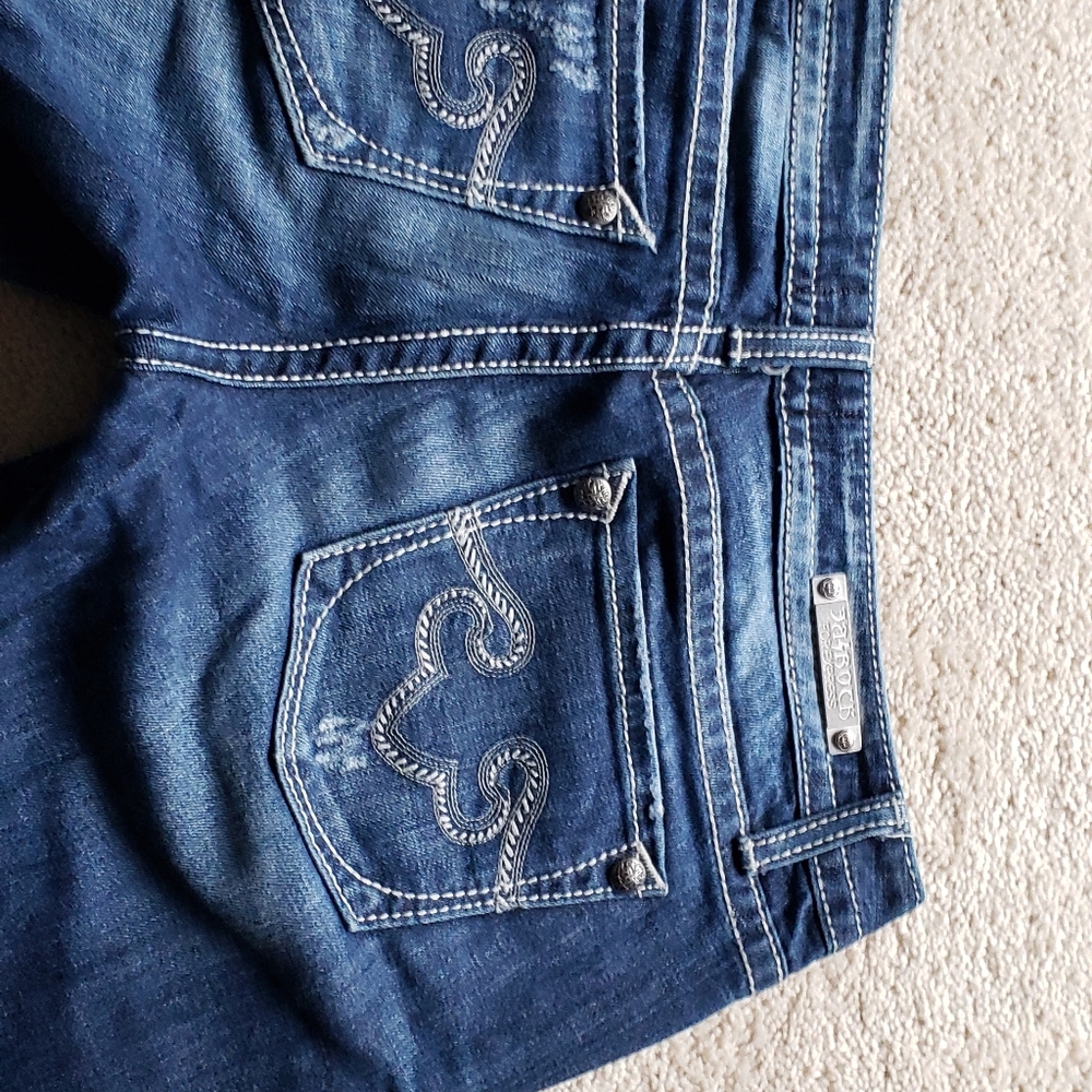 Express Women's Distressed Bootcut jeans - Picture 3 of 6
